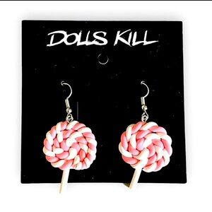 • Cute Lollipop Earrings •